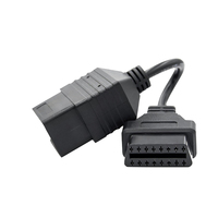 La mejor calidad Obd Ii Obd2 90 grados Conector hembra de 16 pines Lector Obd Obd2