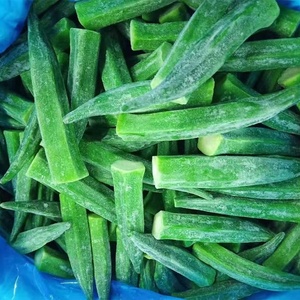 <span class=keywords><strong>Verduras</strong></span> congeladas frescas de okra enteras y cortadas con certificación IQF - Product Image 2