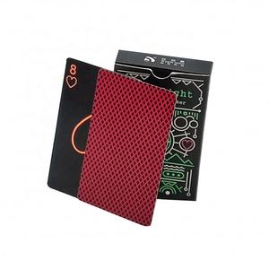 Cartes de <span class=keywords><strong>poker</strong></span> personnalisables en gros OEM/ODM qui brillent dans le noir, papier à <span class=keywords><strong>forte</strong></span> fluorescence 12H avec emballage personnalisé - Product Image 6