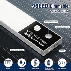 Motion Activated Cordless LED Closet <b>Light</b>, Portable Infrared Sensor Lamp for Reading & Under Cabinet Lighting - Product Image 2