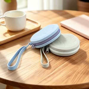 Factory Direct Fashion Soft Silicone Mini Coin Purse With Zipper <b>Wrist</b> <b>Strap</b> Water Resistant Unisex for Daily Use - Product Image 2