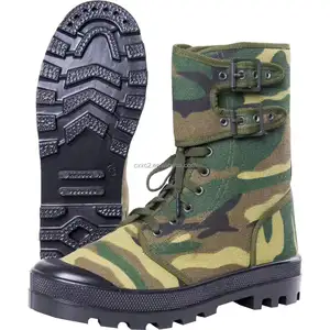 High Quality High Ankle Canvas Combat Training Outdoor Men Boots