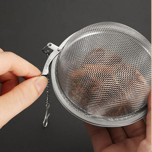 Bola de Acero Inoxidable 304 para Especias, Filtro de Malla, Diseño Moderno y Sencillo, Multifuncional, para Preparar Té, Sopa, Guisos y Hot Pot - Product Image 4