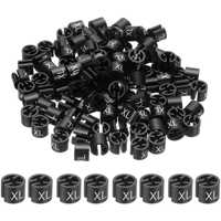 Cintre rond noir invisible en PVC à quatre dents pour étiquettes de vêtements, impression recto-verso, vente chaude transfrontalière