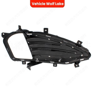 Biseles para luces antiniebla Wolf Lake para Ford Edge 2019-2021, cubiertas de embellecedores de parachoques delanteros electrochapados de ABS - Product Image 4