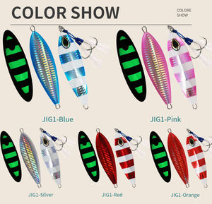 TEASER J140g-250g modello di <span class=keywords><strong>esca</strong></span> per Jigging a passo lento <span class=keywords><strong>con</strong></span> <span class=keywords><strong>esca</strong></span> per lancio lento <span class=keywords><strong>con</strong></span> <span class=keywords><strong>esca</strong></span> per <span class=keywords><strong>pesca</strong></span> in metallo <span class=keywords><strong>con</strong></span> gancio di assistenza <span class=keywords><strong>artificiale</strong></span> - Product Image 5