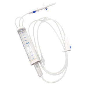चतुर्थ संचार सेट के साथ Burette 100ml 150ml बाल चिकित्सा उपयोग प्रकार चतुर्थ संचार सेट के साथ Burette