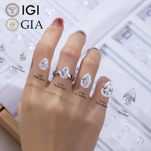 Joyería Messi, Diamante Suelto de Laboratorio con Certificación IGI, Corte Excelente, VVS VS CVD HPHT, Venta al Por Mayor - Product Image 3