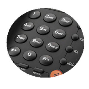 Téléphone en anglais avec batterie sans identification de l'appelant Téléphone <span class=keywords><strong>fixe</strong></span> d'affaires - Product Image 3