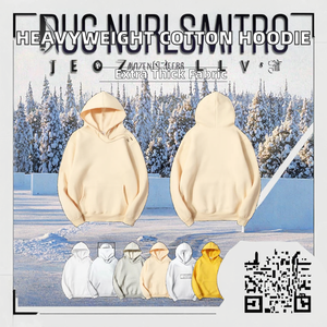 Novedad 2026 Sudadera con Capucha Oversize Vintage de 300g, 100% Algodón, Hombros Caídos, Personalizable - Product Image 2