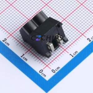 974-D-SMD-DS/02 Screw Terminal Block SMD,P=5mm,Horizontal Mount Connector ( Construction: 1x2P )( Pitch: 5mm )( Color: Black ) - Product Image 2