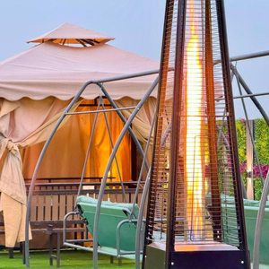 Calentador de Gas para Patio, Tipo Pirámide, de Acero Inoxidable, Calentamiento Rápido, para Exteriores, con Tanque Infrarrojo, Seguro, Suministro de Fábrica - Product Image 2