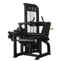 Machine à extensions et flexions des jambes Dinuo Commercial à charges guidées - Appareil 2-en-1 pour entraînement des ischio-jambiers et des quadriceps assis