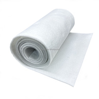 1mm 3mm Dickes 100% Polyester Nadelfilz Atmungsaktives Umweltfreundliches Weißes Filz Sublimationsbeständiges Hitzebeständiges Futtermaterial auf Rolle
