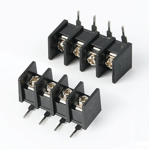 25r-7. 62 đen lưới loại khối thiết bị đầu cuối 2P 3P 4P trung tâm <span class=keywords><strong>Pin</strong></span> 10A Công suất sân 7.62 mét - Product Image 1