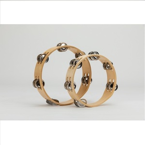 बच्चों के लिए टेम्बोरिन फैशन उपहार, ड्रम लकड़ी के ड्रम शेल टेम्बोरिन बच्चों संगीत उपहार - Product Image 3