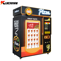 Distributeur automatique de pizzas entièrement automatique pour aliments frais, vente ODM, fonction SDK, écran tactile numérique, carte de crédit, code QR