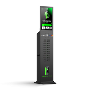 Estación de Carga Compartida de 24 Ranuras con Pantalla Táctil, POS Integrado, Carga de Teléfonos, <span class=keywords><strong>Alquiler</strong></span> Automático, Certificación CE/FCC, Ignífuga - Product Image 1