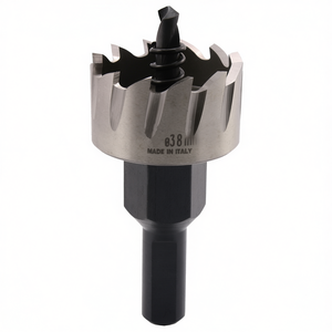 Scie cloche HSS 38 mm fabriquée en Italie pour le perçage du bois et du métal - Product Image 2