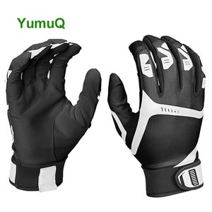 Gants de frappe de baseball professionnels en cuir de mouton de couleur personnalisée YumuQ de meilleure qualité - Product Image 5