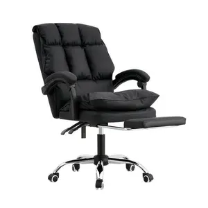 New Arrival Cheap Leather Office Chair Executive Heavy Duty Office Computer Chair With Footrest Factory Price