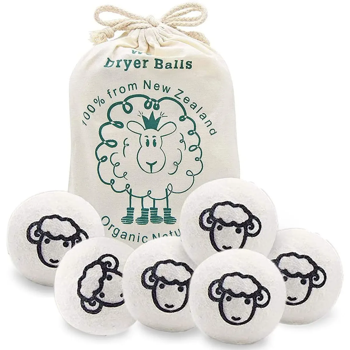 7 CM wool dryer balls washing machine ball hair removal laundry&felt balls on decoration 2023 hot selling
