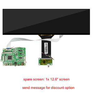 (total 6pcs) 12.<strong>6</strong>+14-inch Capacitive Touch <strong>Display</strong> Kit <strong>LCD</strong> Screen IPS 1920*515 HD for Car Monitor/Bar <strong>Display</strong> - Product Image 1