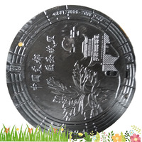 Couvercle de regard léger en SMC 15-50KN pour ceinture verte
