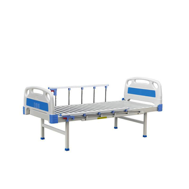 Direct Factory Sale of Simple Hospital Bed Manual Medical Equipment for Patient Care Hot Selling with Five-Year Warranty