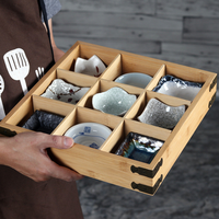 Boîte à lunch en bois pour pâtisserie, gâteaux, fromages, charcuterie, sushis