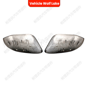 ฝาครอบกระจกมองหลังรถยนต์วูล์ฟเลคสำหรับโตโยต้า โคโรลล่า 2020-2021 สีดำ ABS ซ้ายขวาอะไหล่ทดแทน - Product Image 1