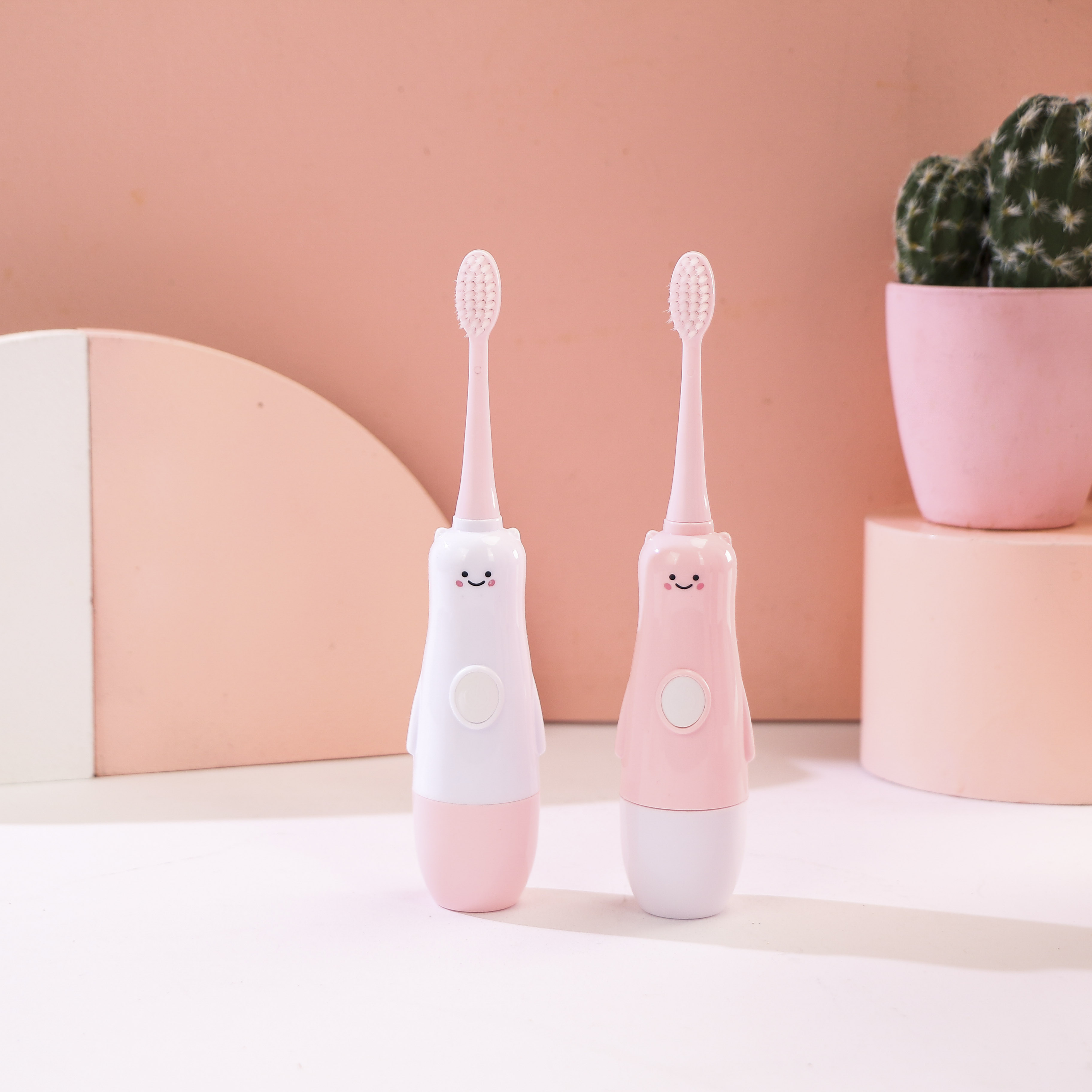 Портативная Милая Персонализированная Водонепроницаемая электрическая детская зубная щетка с красочным блеском