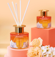 Diffuseur de parfum créatif 100 ml avec fleurs préservées, coffret cadeau longue durée, aromathérapie haut de gamme pour hôtels, vente en gros fabricant