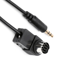 Pour adaptateur de câble audio auxiliaire Jvc KCE-121B Ai-Net 3.5mm pour Alpine