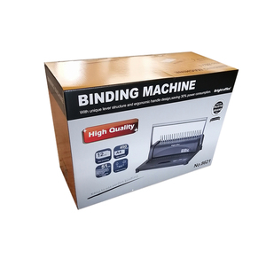 Rilegatrice Manuale <span class=keywords><strong>a</strong></span> Pettine in Plastica Formato A4 con 21 Fori per 12 Fogli, Macchina per <span class=keywords><strong>Rilegatura</strong></span> di Documenti e Libri - Product Image 3