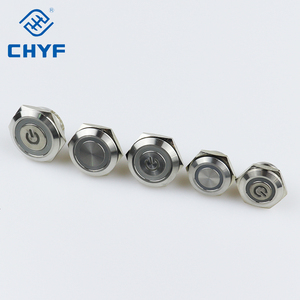 Ngắn ném tự thiết lập lại tạm thời bằng thép không gỉ Led cảm ứng nút thang máy 12mm-30mm Kích thước 220V Max. Voltage - Product Image 4