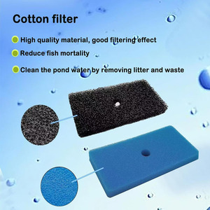 Juego de almohadillas de espuma de filtro grueso y fino para estanque Compatible con caja de filtro 52231 y 52229 para fuente de acuario de agua al aire libre. - Product Image 2