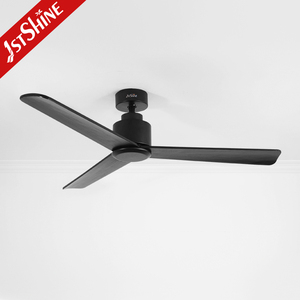 Ventilador de Techo 1stshine, de Cobre Puro, CC, Alta Calidad, Negro, de Madera, Sin Luz, Silencioso, Ahorro de Energía, con Control Remoto - Product Image 1