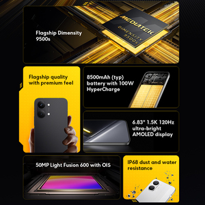 POCO X8 Pro Max 5G Versión Global CPU MediaTek Dimensity 9500s Pantalla AMOLED ultra brillante de 6.83" 1.5K 120Hz Xiaomi HyperOS3 - Product Image 3