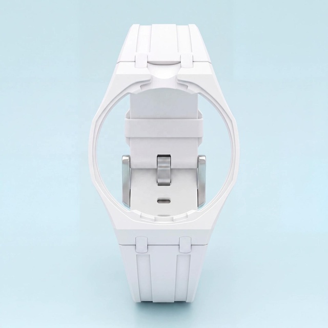 High Quality Young People's Frist Royal Design White Watch Blue Bioceramic Case Dark Blue Multi-dial Casual Wear Watch