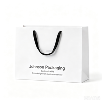 Sac cadeau en carton de luxe fait main, logo personnalisé, estampage à chaud, laminage, couleur personnalisée pour l'emballage de vêtements/chaussures