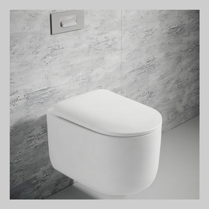 Inodoro Flotante de Pared de Una Pieza con Diseño Moderno Europeo, Descarga Tornado de Cerámica, Tanque Oculto y Doble Descarga - Product Image 1