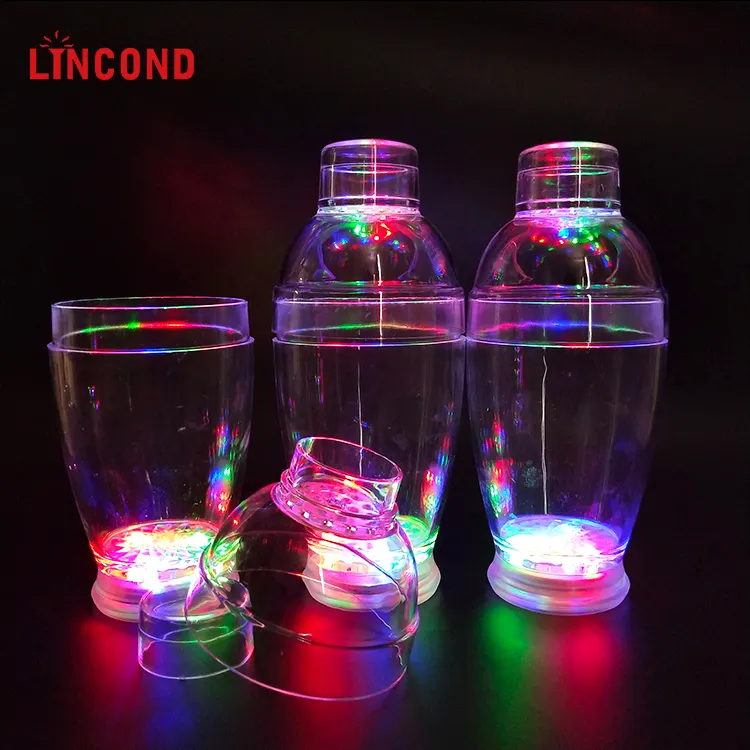 OEM Individuelles Logo LED Blinkt Cocktail-Shaker Werbung