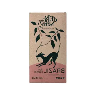 コーヒー豆包装用折りたたみクラフト紙ボックス歯磨き粉ボックススタイル中国工場卸売格安価格