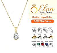 Collier en argent pur S925 avec pendentif flacon de parfum en moissanite pour femme, petit pendentif goutte d'eau, cadeau chic et sportif