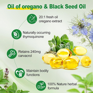 Cápsulas de Aceite de Semilla Negra y Orégano con Fórmula Herbal 100% Natural OEM/ODM para Apoyo Inmunológico en Adultos, Bajo en Carbohidratos, Empaque Personalizado - Product Image 4