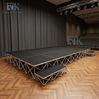 Plateforme de scène portable de 30 mm avec podium pliable pour événements