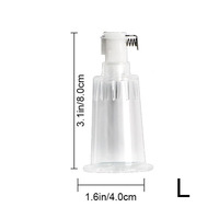 Dispositif d'agrandissement du clitoris et stimulateur anal en acrylique à pression sous vide, 4 tailles, jouet sexuel pour couples