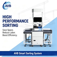 Máquina Clasificadora Automática Tipo Z de 3000PPH con Sistema Integrado de Escaneo, Dimensionamiento y Pesaje (DWS) para Centros de Distribución Logística