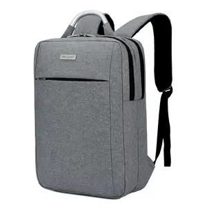 Sac à dos d'affaires pour hommes, sac d'école pour ordinateur portable 15.6 pouces, sac à dos étanche pour ordinateur portable USB